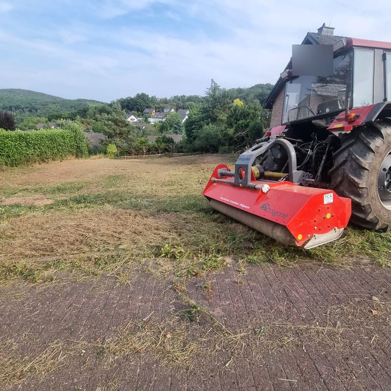 Schlegelmulcher am Traktor